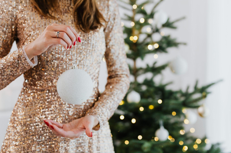 Flying first-class with your Christmas tree skirts and pencil trees