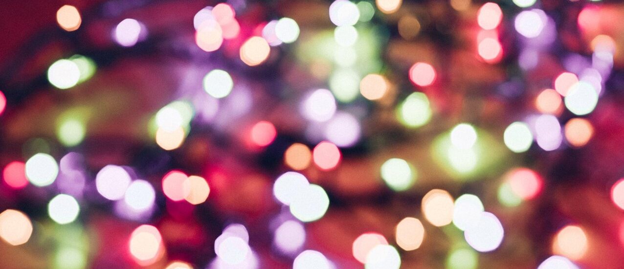 The Perfect Christmas Tree Skirt and Glass Ornaments