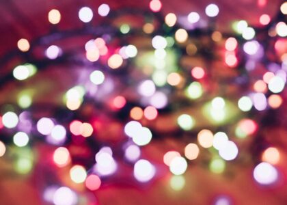 The Perfect Christmas Tree Skirt and Glass Ornaments